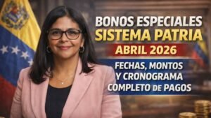 Bonos Especiales Sistema Patria Abril 2026: Fechas, Montos y Cronograma Completo de Pagos