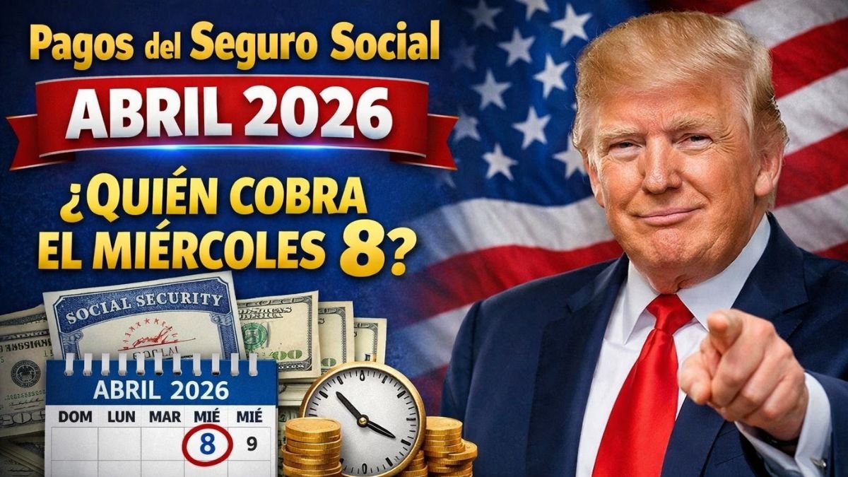 Pagos del Seguro Social Abril 2026 - Quién Cobra el Miércoles 8 y Cómo Funciona el Calendario