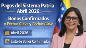 Pagos del Sistema Patria Abril 2026: Bonos Confirmados y Fechas Clave