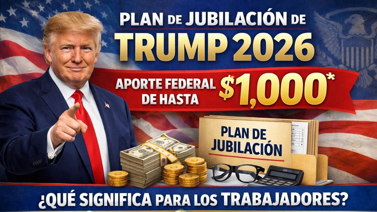 Plan de Jubilación de Trump 2026: Aporte Federal de Hasta $1,000 y Qué Significa para los Trabajadores